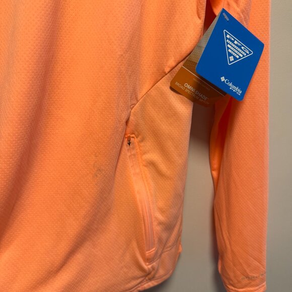 Columbia Women's PFG Solar Stream™ Elite Hoodie, L Color: Tiki Pink NWT - Picture 8 of 9